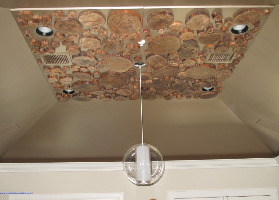 Необычный потолок своими руками