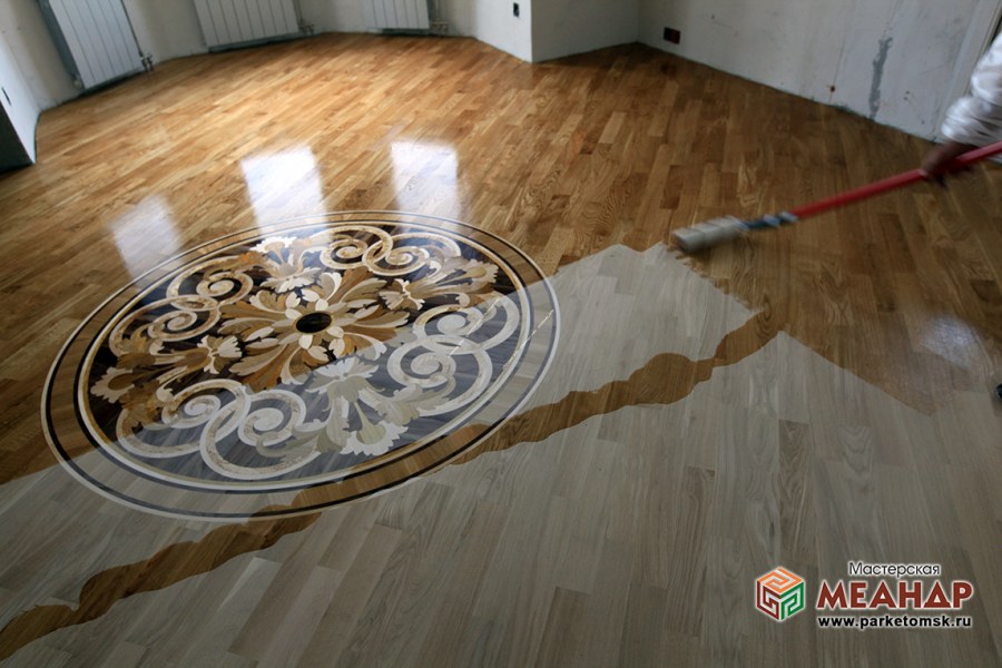 Эпоксидный пол под дерево