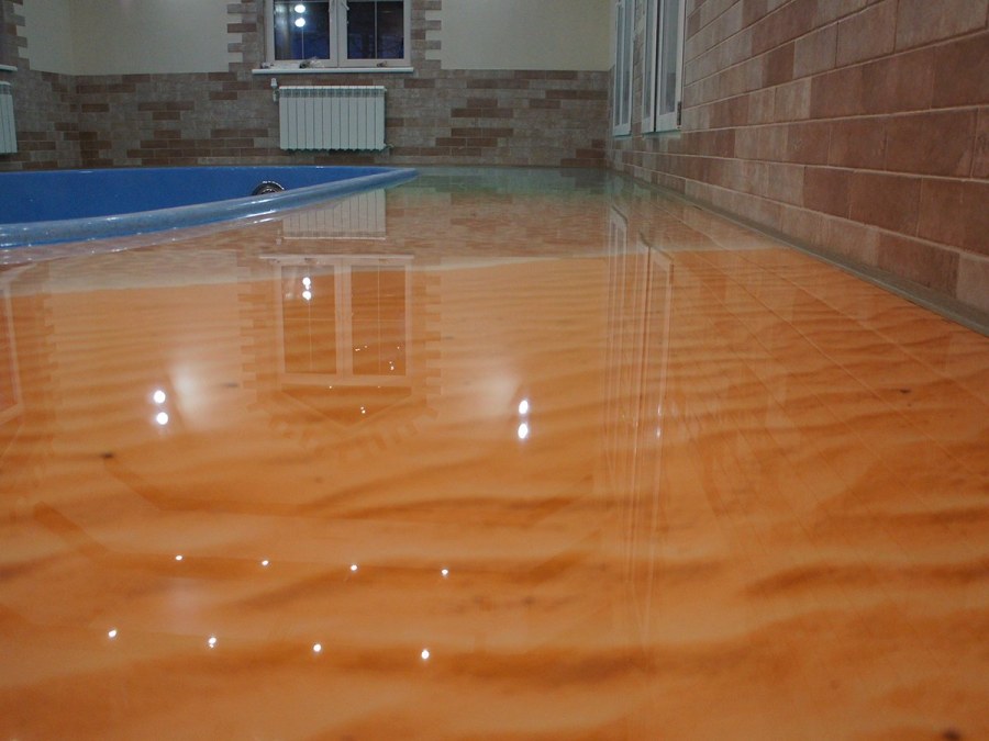 Наливной пол под паркет