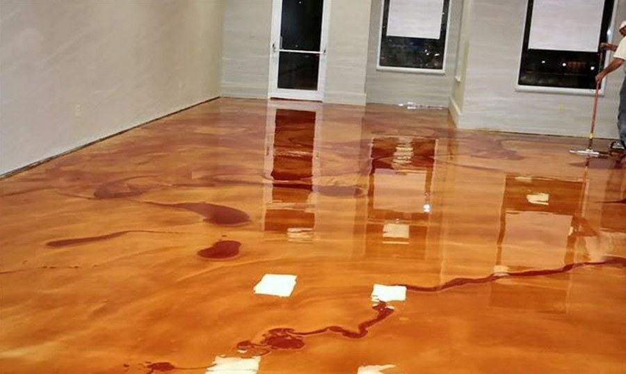 Пол из эпоксидной смолы