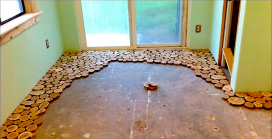 Мраморный наливной пол