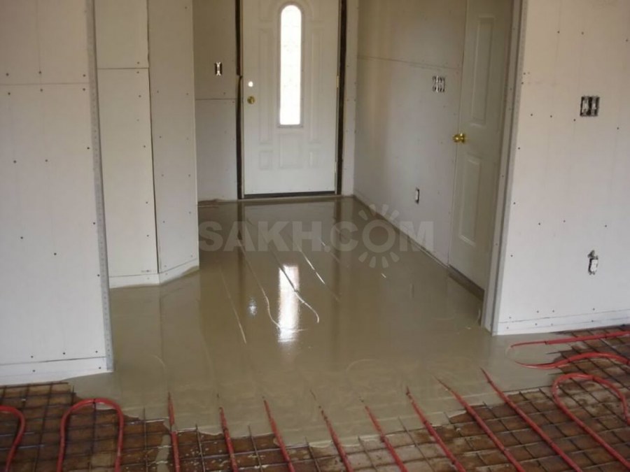 Заливной мраморный пол