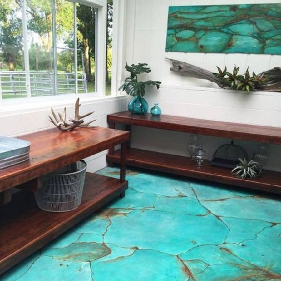 Пол из брусков