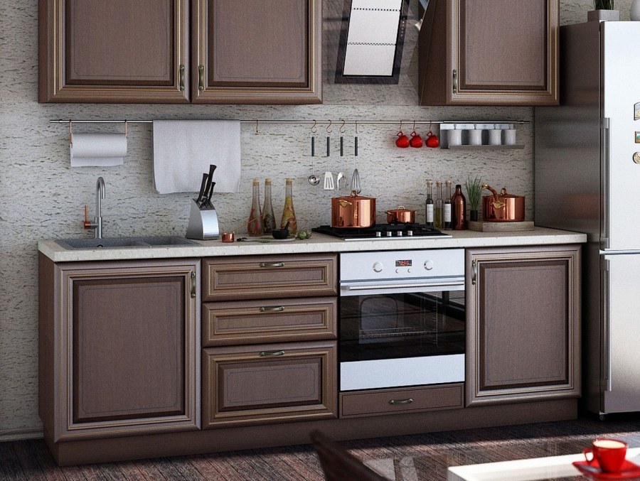 Кухня Кантри орех таволато любимый дом