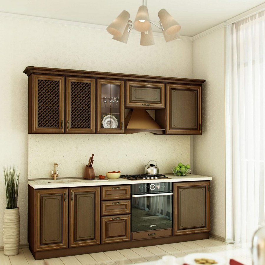 Кухня Кантри орех таволато любимый дом