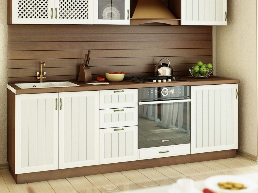 Модульная кухня Кантри ясень светлый