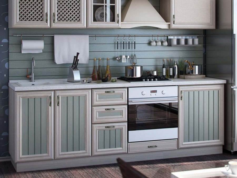 Кухонный гарнитур Кантри сонома эйч зеленый