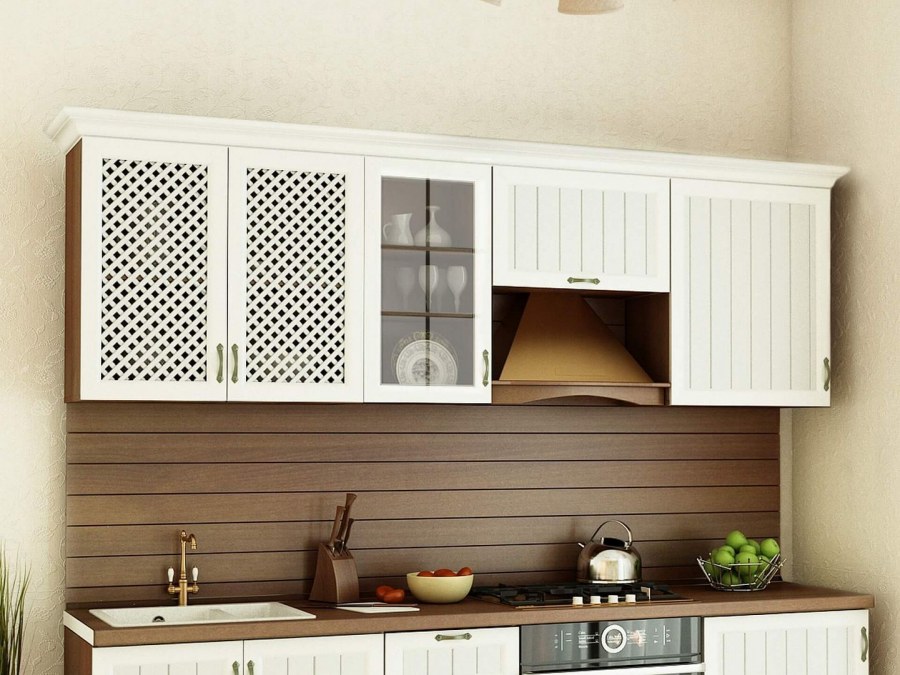 Модульная кухня Кантри ясень светлый