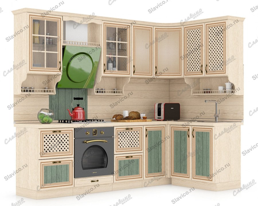 Кухня Кантри сонома эйч зелёный
