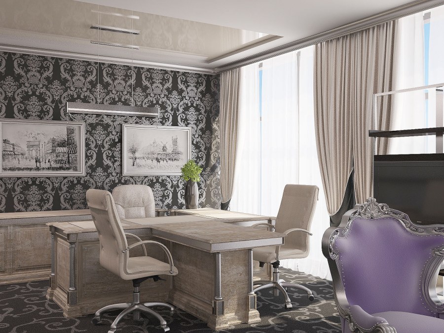 Современная отделка офиса