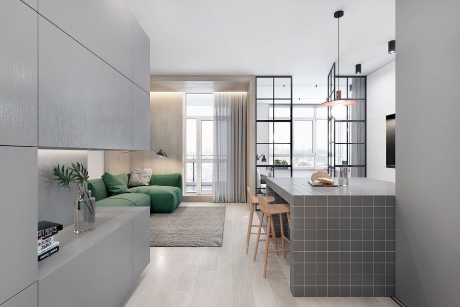 Однушка в стиле Минимализм