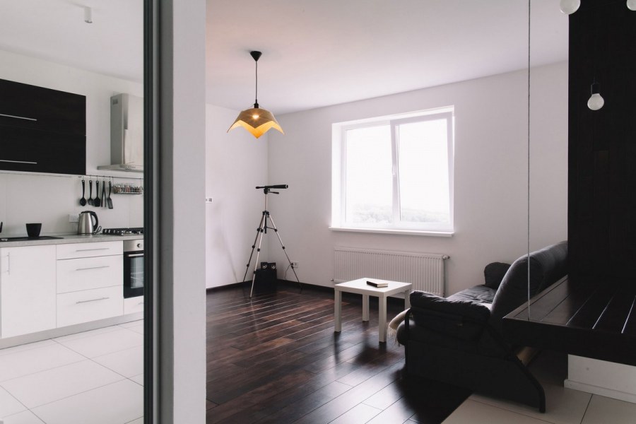 Минимализм в маленькой квартире студии