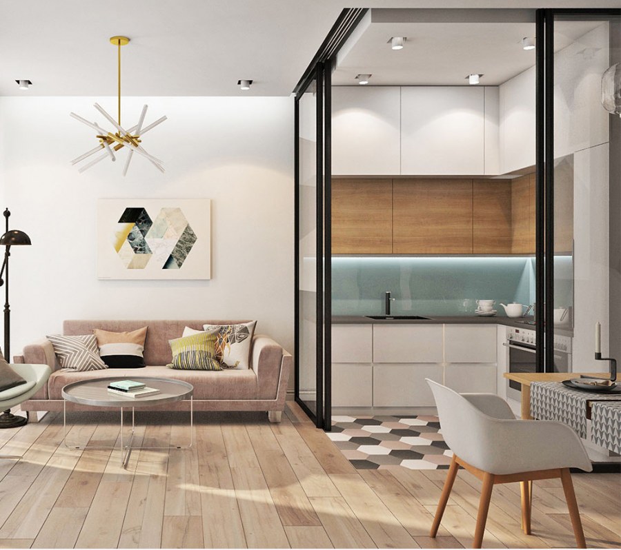 Интерьер квартиры студии