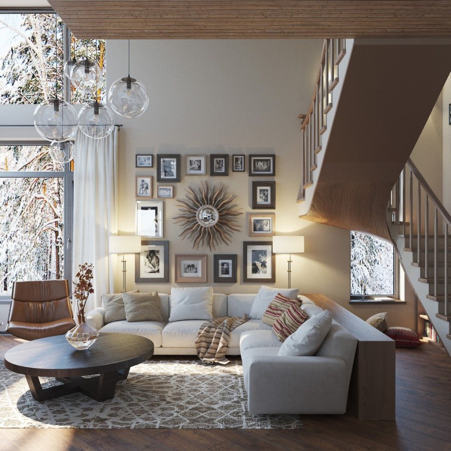 Загородный дом интерьер