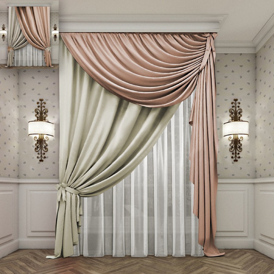 Комплект портьер РЕАЛТЕКС 270х360см