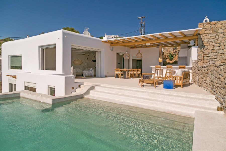 Миконос вилла с террасой