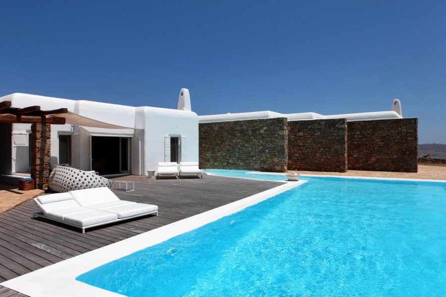 Греческий стиль домов снаружи