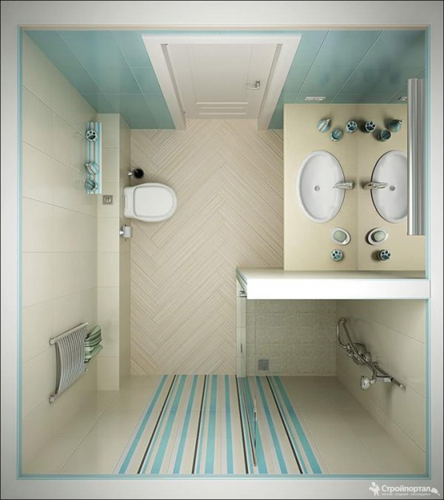 Идеи для маленькой ванной
