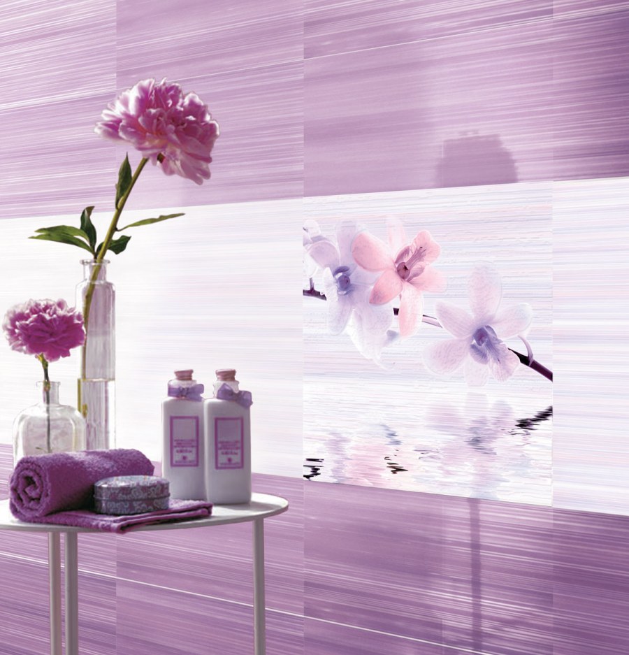 Этюд плитка настенная лиловый 08-01-51-562 20х40