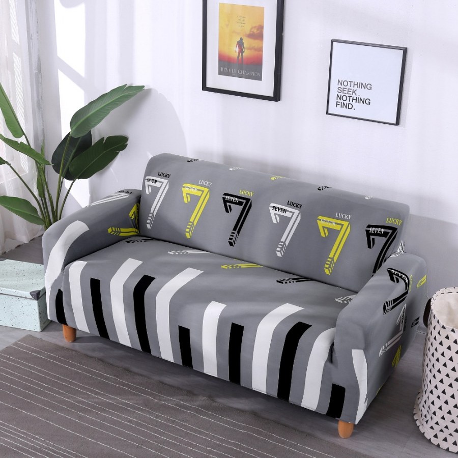 Чехол на диван принт