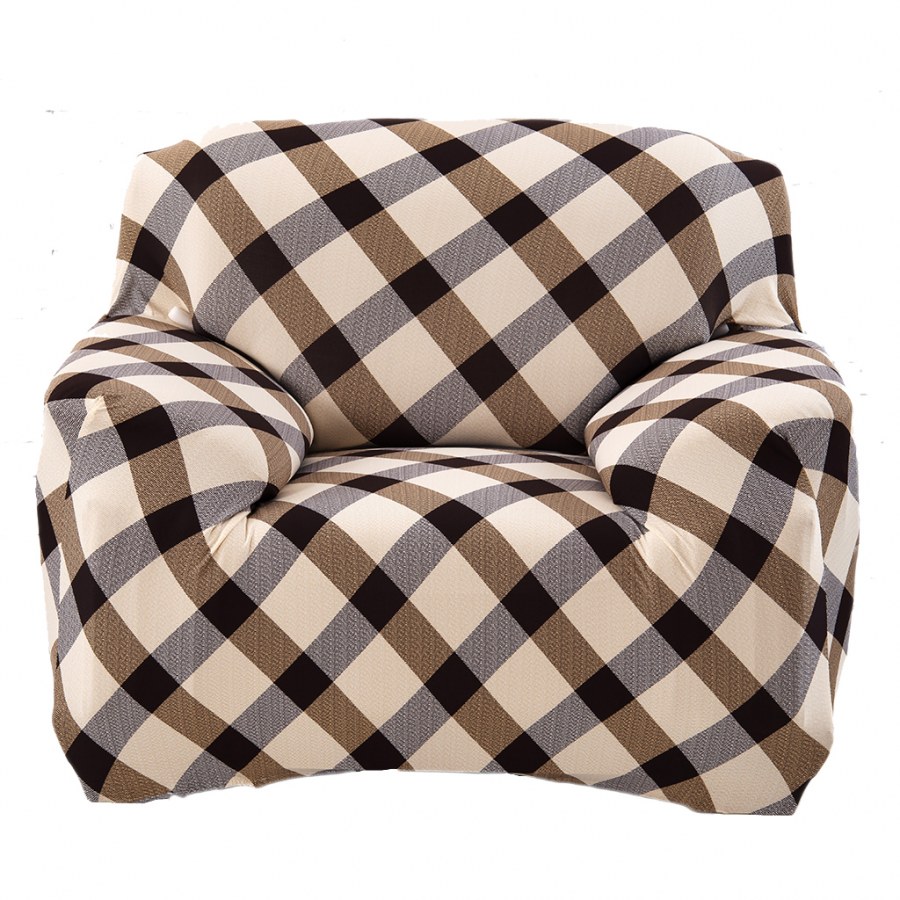 Клетчатые чехлы для дивана