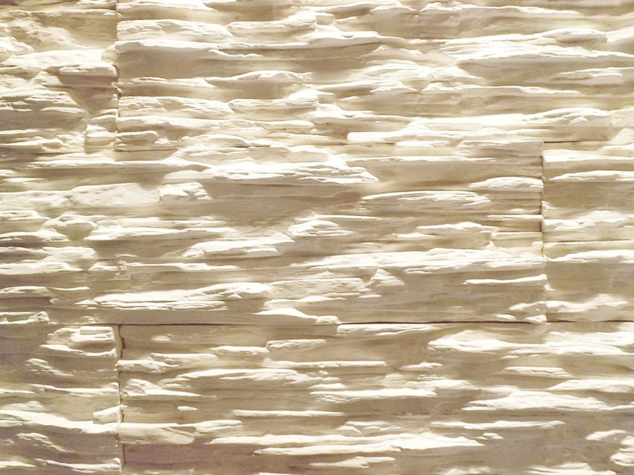 Плитка гипсовая Ороктойский сланец (белый)(0,6м2, за упаковку)