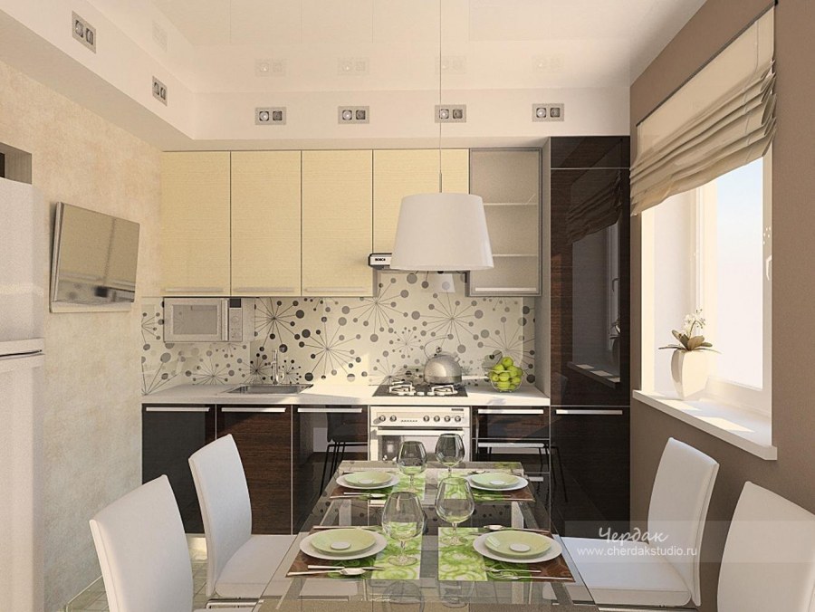 Красивые кухни в маленькой квартире