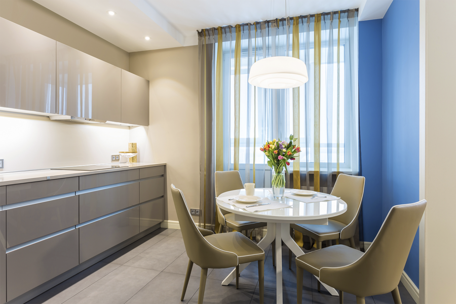 Обои для маленькой кухни реальные