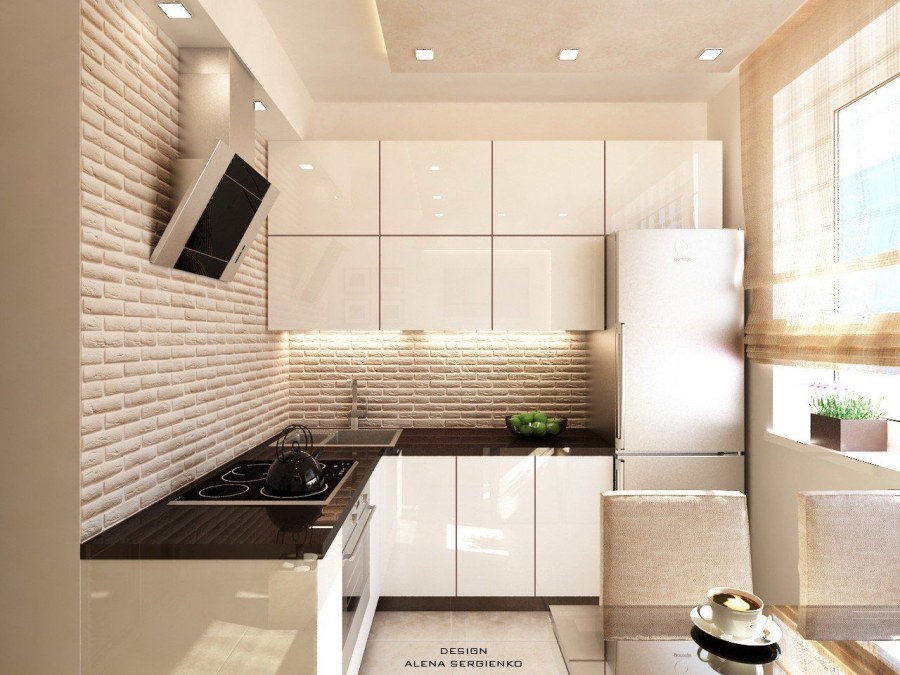 Диванчик на кухне в интерьере