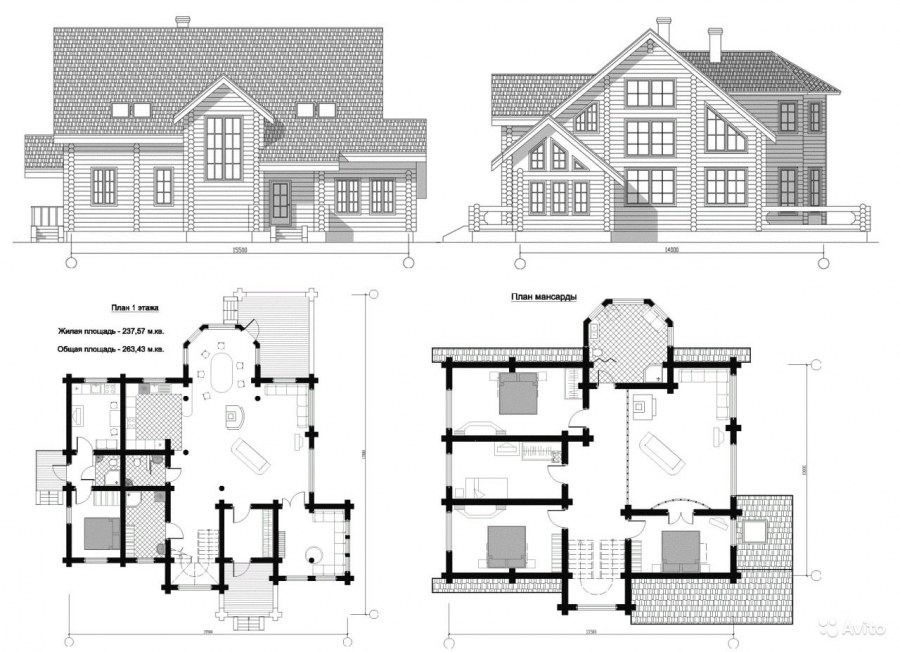 Архитектурные планы домов