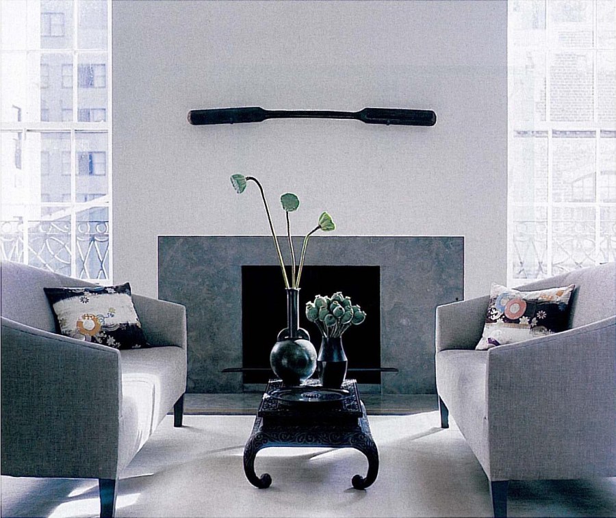 Интерьер круглой гостиной