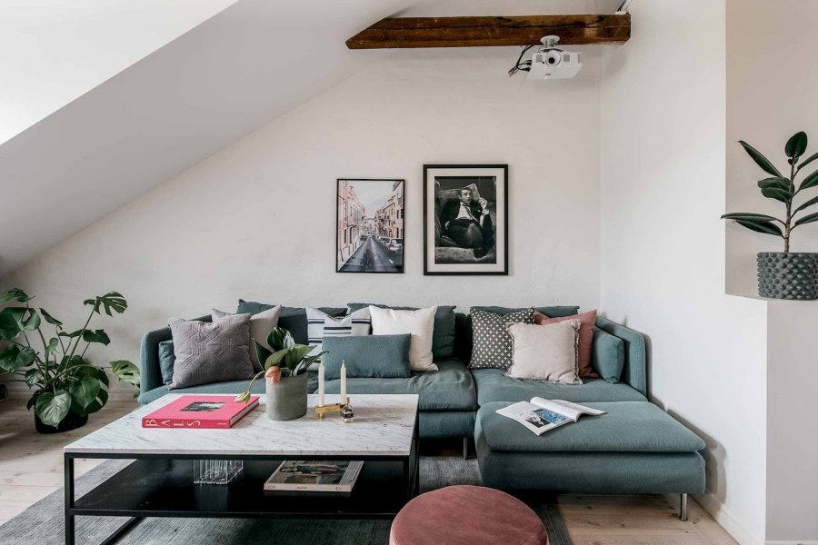 Асимметричный стиль в интерьере