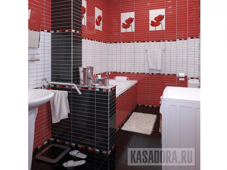 Уралкерамика красная плитка дуэт
