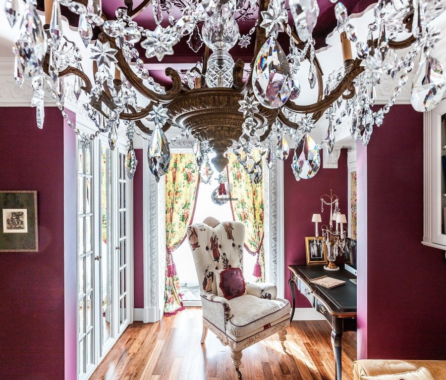 Гламурный стиль в интерьере