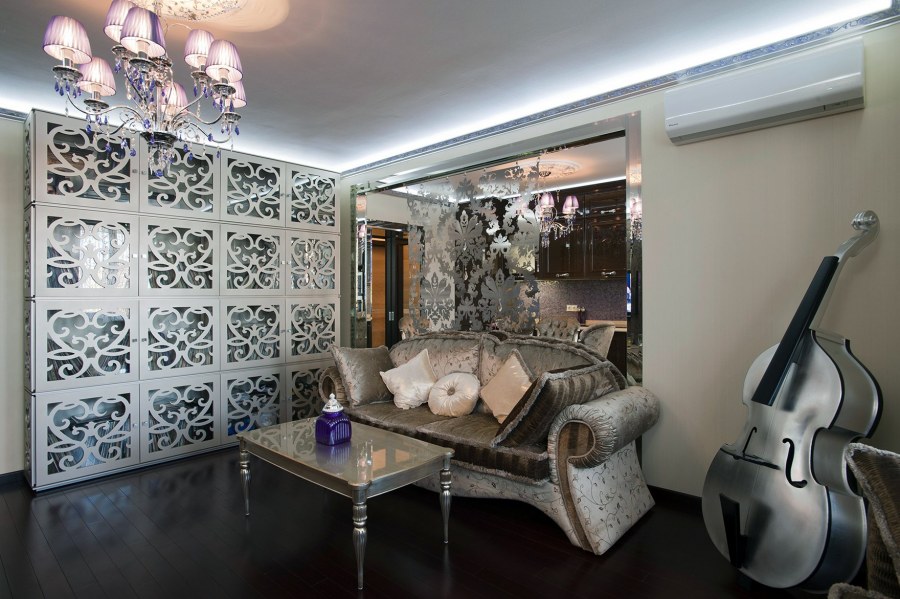 Модерн гламур интерьер