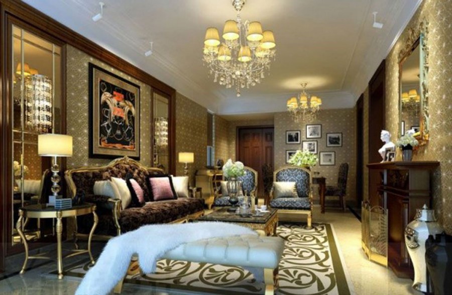 Пафосный стиль в интерьере