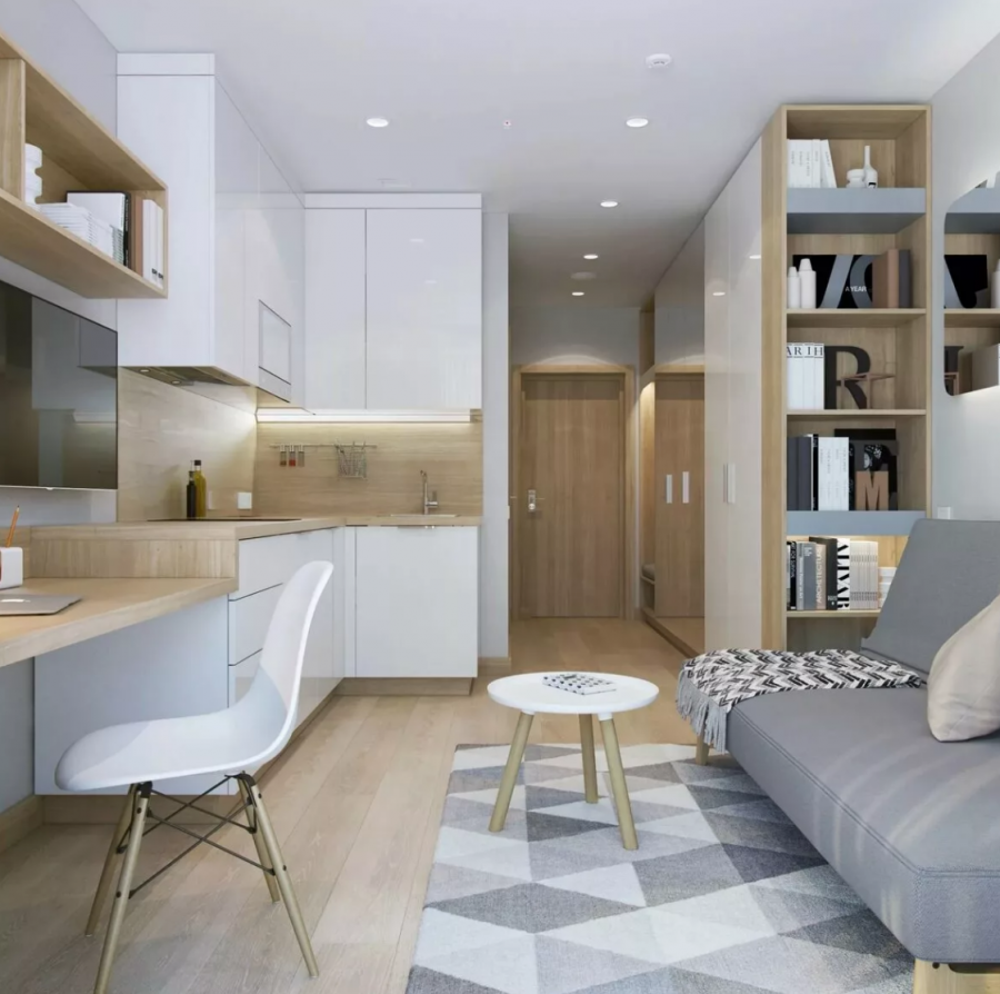 Икеа мебель для студии 18 кв.м жилой