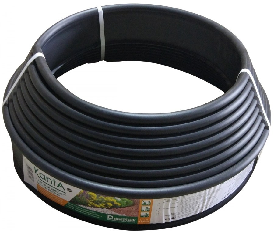 Бордюр Канта (kanta) SP Б-1000.10.02-ПП пластиковый коричневый