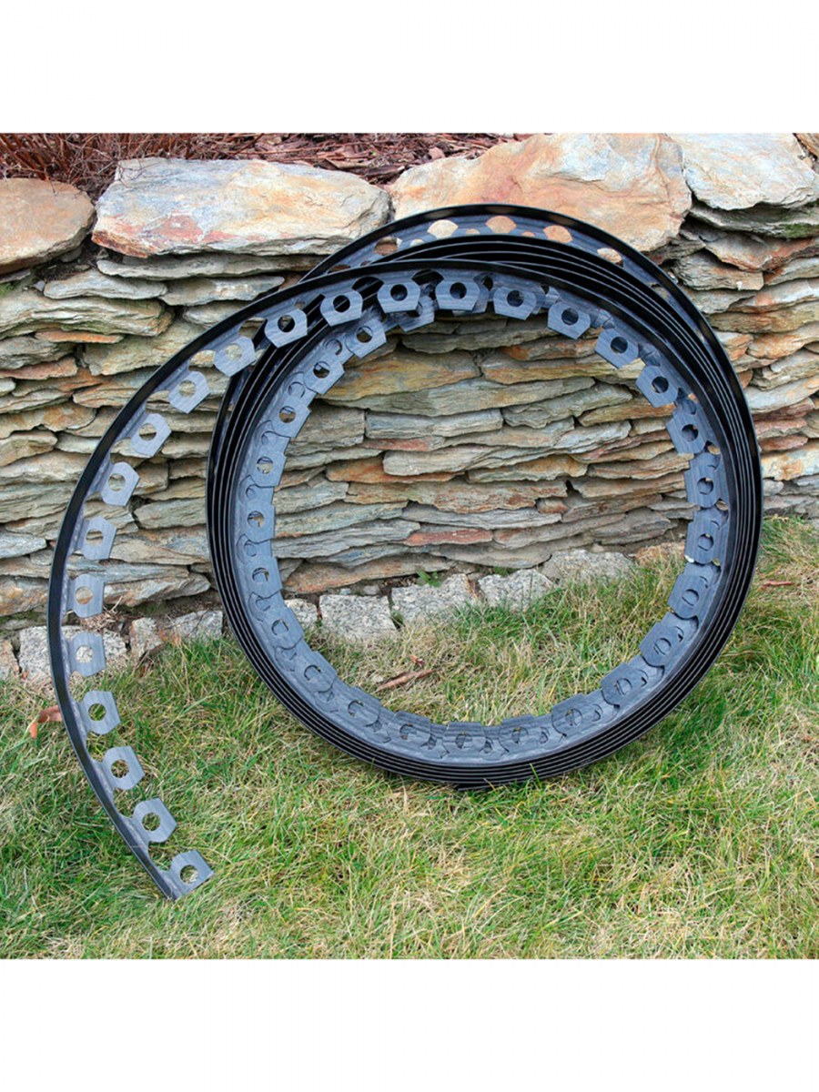 Геопластборд пластиковый садовый бордюр-лента