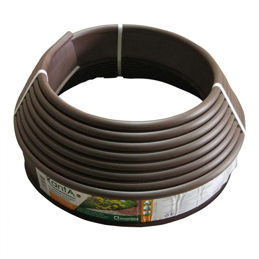 Бордюр kanta SP Б-1000.10.02-ПП пластиковый черный 82552-ч