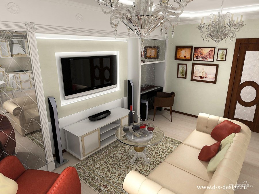 Гостиная в современном стиле