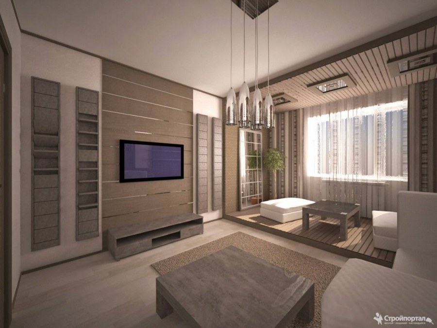 Гостиная визуализация