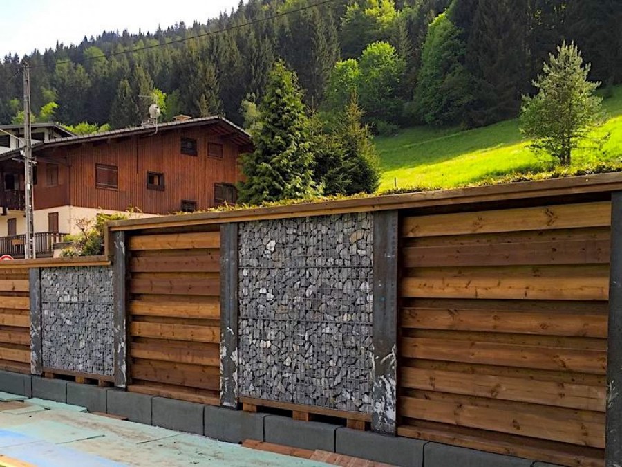 Забор габион ДПК