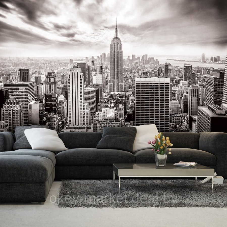 Фотообои для гостиной комнаты