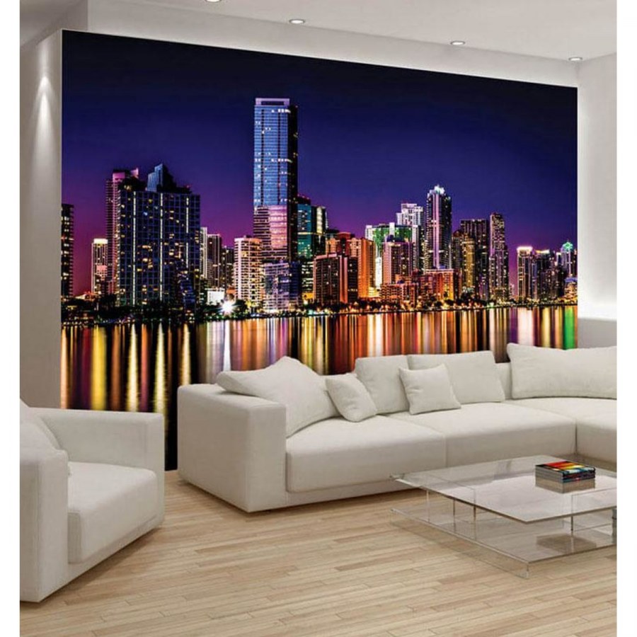 Гостиная с фотообоями