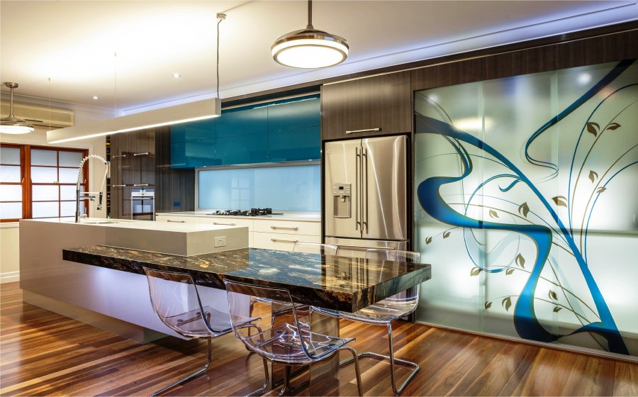 Оригинальный интерьер кухни