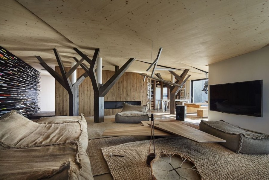 Необычные интерьеры домов