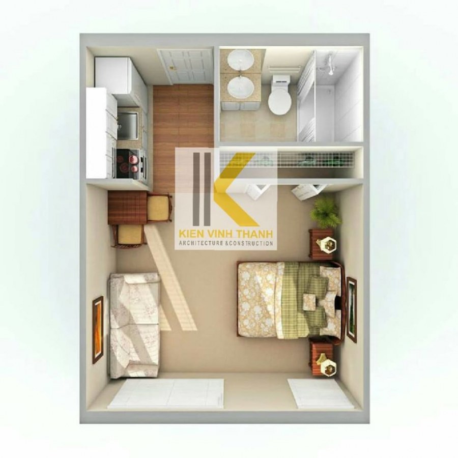 Квартира студия планировка