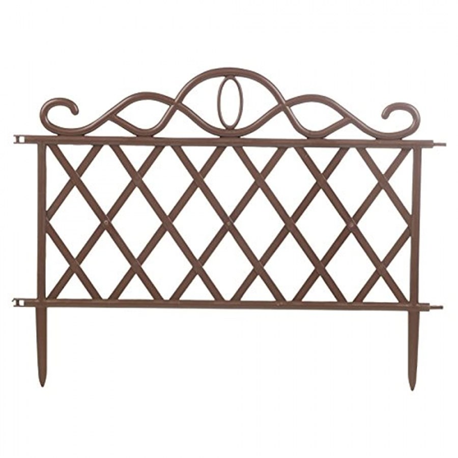 Заборчик садовый 5 секций Полимербыт