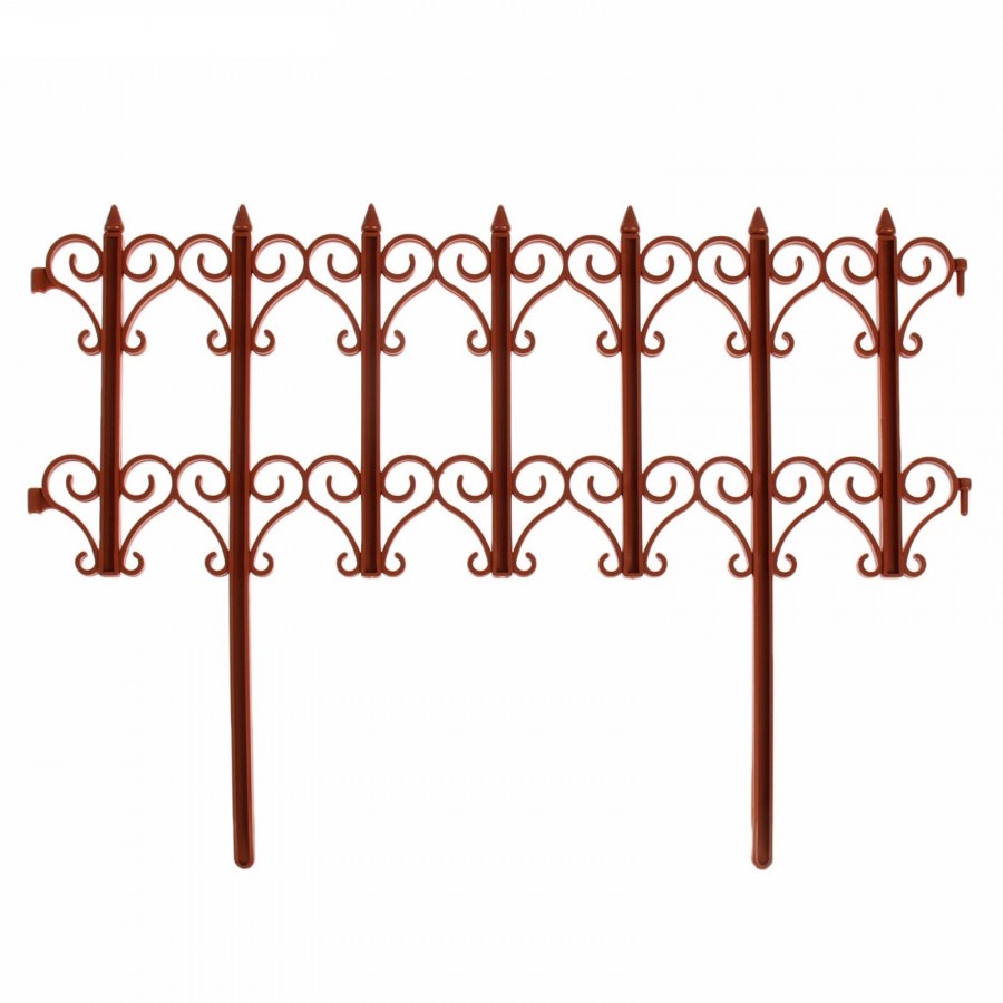 Ограждение декор. 25*180см терракот. Классика 3305314